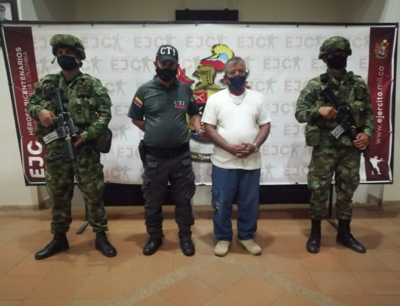 Capturado alias ‘Germán’ jefe de finanzas de las GAOR en Guaviare