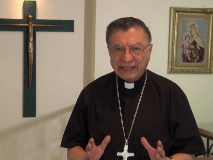 Arzobispo Oscar Urbina se recupera del Covid-19 y lanza novena navideña